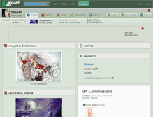 Tablet Screenshot of liesean.deviantart.com