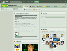 Tablet Screenshot of linkgasm.deviantart.com
