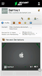 Mobile Screenshot of dav1nc1.deviantart.com
