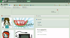 Desktop Screenshot of lowink.deviantart.com