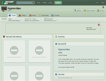 Tablet Screenshot of hypnovideo.deviantart.com