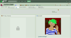 Desktop Screenshot of lunykstormdragon.deviantart.com