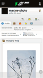 Mobile Screenshot of maxine-photo.deviantart.com