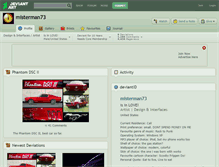 Tablet Screenshot of misterman73.deviantart.com