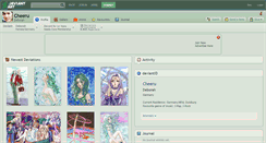 Desktop Screenshot of cheeru.deviantart.com