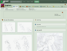Tablet Screenshot of dragtrans.deviantart.com