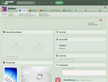 Tablet Screenshot of joshms.deviantart.com