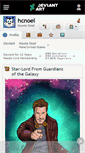 Mobile Screenshot of hcnoel.deviantart.com