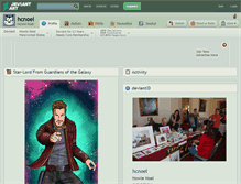 Tablet Screenshot of hcnoel.deviantart.com