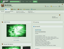 Tablet Screenshot of david-mac.deviantart.com
