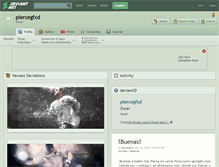 Tablet Screenshot of piercegfxd.deviantart.com