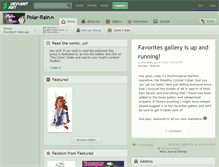 Tablet Screenshot of polar-rain.deviantart.com