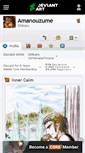 Mobile Screenshot of amanouzume.deviantart.com