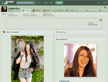 Tablet Screenshot of lemavrica.deviantart.com