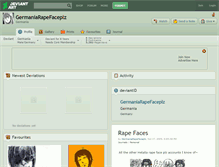 Tablet Screenshot of germaniarapefaceplz.deviantart.com