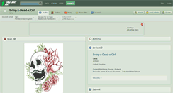 Desktop Screenshot of living-x-dead-x-girl.deviantart.com