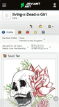 Mobile Screenshot of living-x-dead-x-girl.deviantart.com