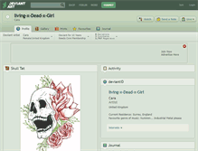 Tablet Screenshot of living-x-dead-x-girl.deviantart.com