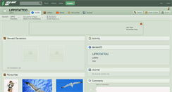 Desktop Screenshot of lippotattoo.deviantart.com