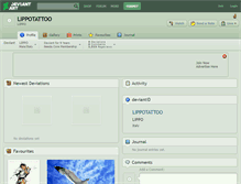 Tablet Screenshot of lippotattoo.deviantart.com