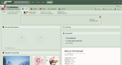 Desktop Screenshot of crystalabsol.deviantart.com