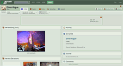 Desktop Screenshot of elven-rogue.deviantart.com