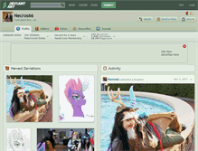 Tablet Screenshot of necros66.deviantart.com