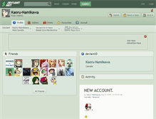 Tablet Screenshot of kaoru-namikawa.deviantart.com
