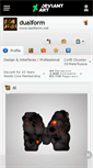 Mobile Screenshot of dualform.deviantart.com