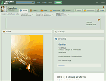 Tablet Screenshot of darulian.deviantart.com