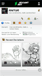 Mobile Screenshot of akeyuki.deviantart.com