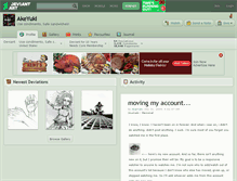 Tablet Screenshot of akeyuki.deviantart.com