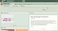 Desktop Screenshot of justflewaway.deviantart.com