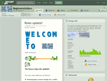 Tablet Screenshot of beginnersunite.deviantart.com
