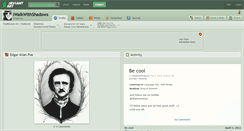 Desktop Screenshot of iwalkwithshadows.deviantart.com