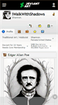 Mobile Screenshot of iwalkwithshadows.deviantart.com
