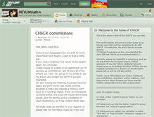 Tablet Screenshot of heylinslash.deviantart.com