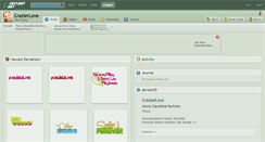 Desktop Screenshot of crazierlove.deviantart.com