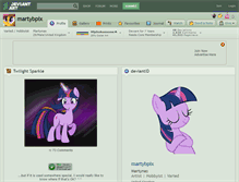 Tablet Screenshot of martybpix.deviantart.com