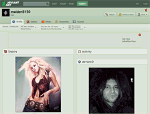 Tablet Screenshot of maiden5150.deviantart.com