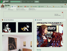 Tablet Screenshot of davida.deviantart.com