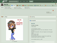 Tablet Screenshot of no12u.deviantart.com