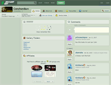 Tablet Screenshot of conchordia.deviantart.com