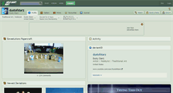 Desktop Screenshot of dustofstarz.deviantart.com