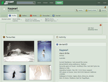 Tablet Screenshot of kaypearl.deviantart.com