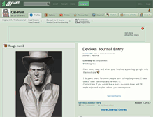 Tablet Screenshot of cal-paul.deviantart.com