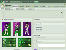 Tablet Screenshot of kantouku.deviantart.com