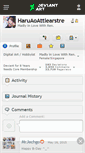 Mobile Screenshot of haruaoattlearstre.deviantart.com
