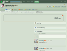 Tablet Screenshot of haruaoattlearstre.deviantart.com