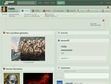 Tablet Screenshot of i2ebis.deviantart.com